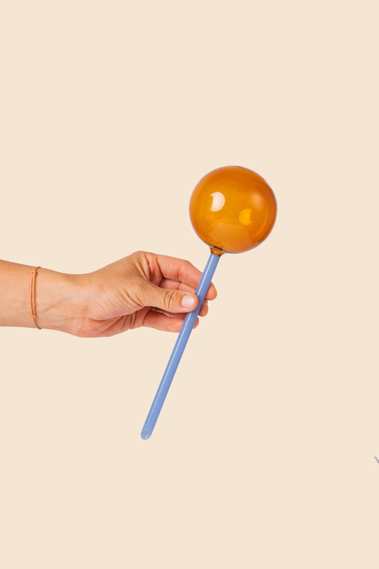 Zavlažovací koule Hübsch modro-hnědá