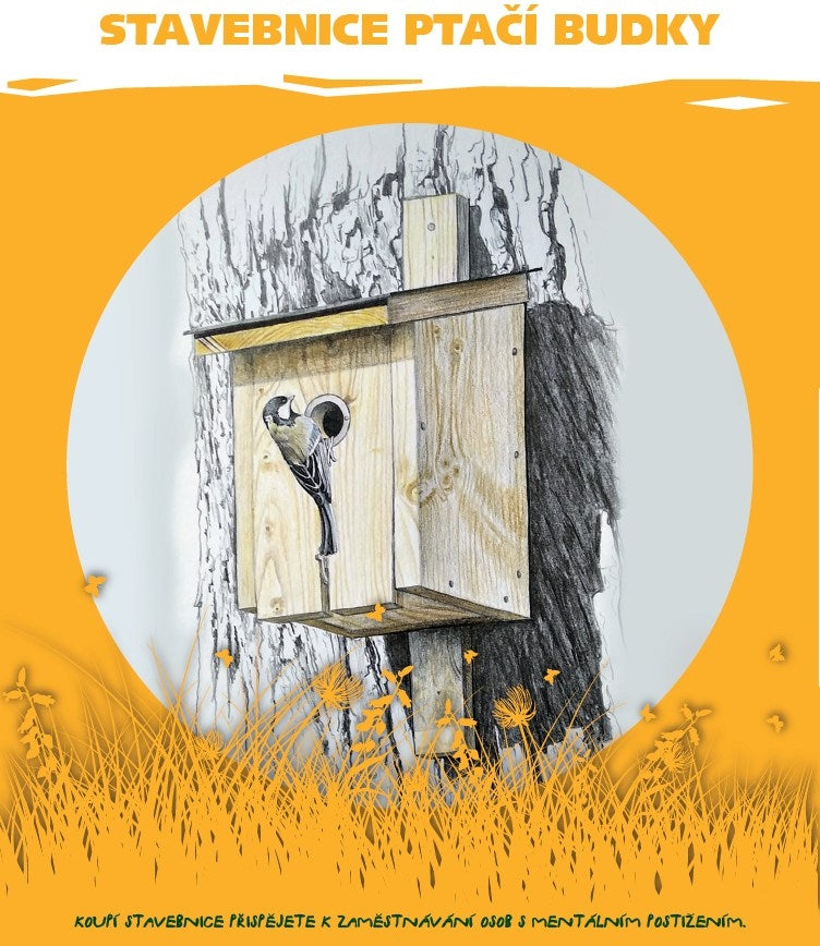 Stavebnice ptačí budky (sýkorník)