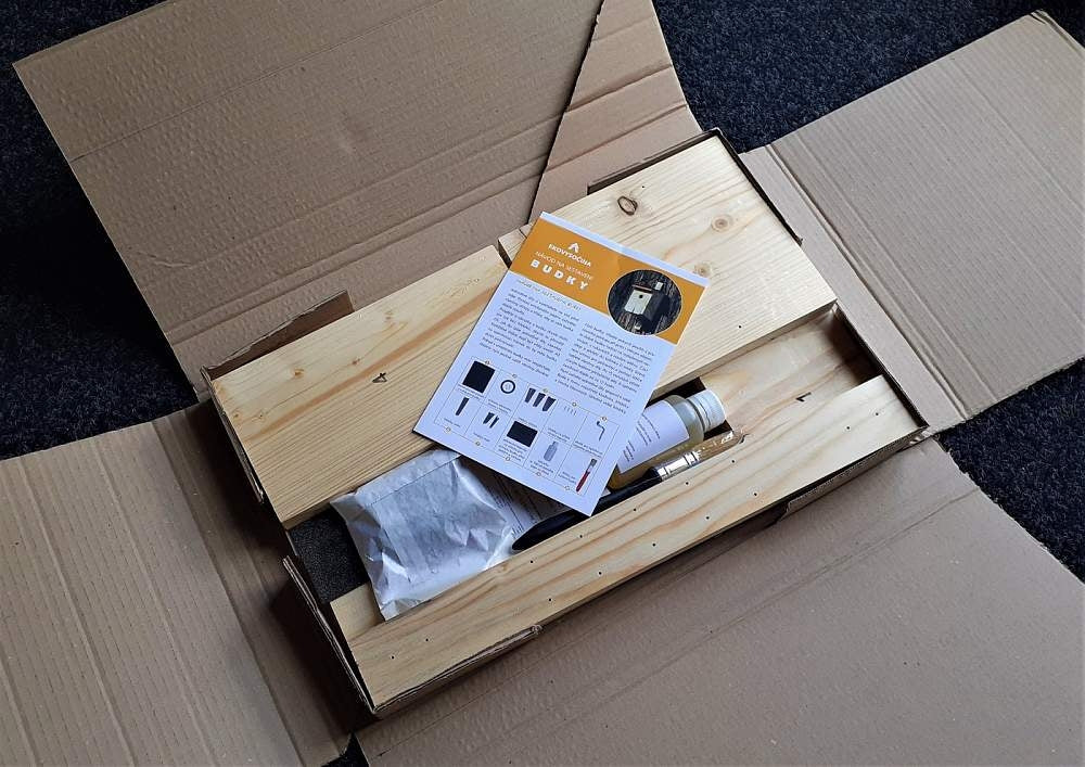 Stavebnice ptačí budky (sýkorník)