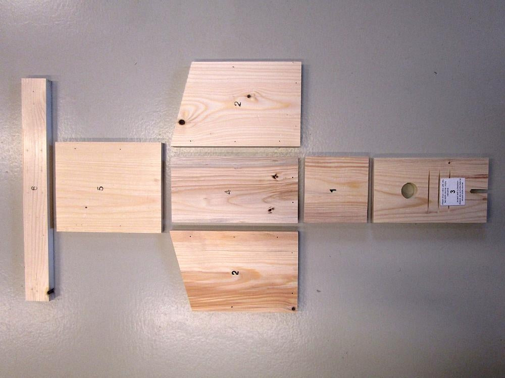 Stavebnice ptačí budky (sýkorník)