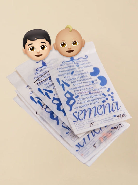 Sada třech balíčků semen pro děti