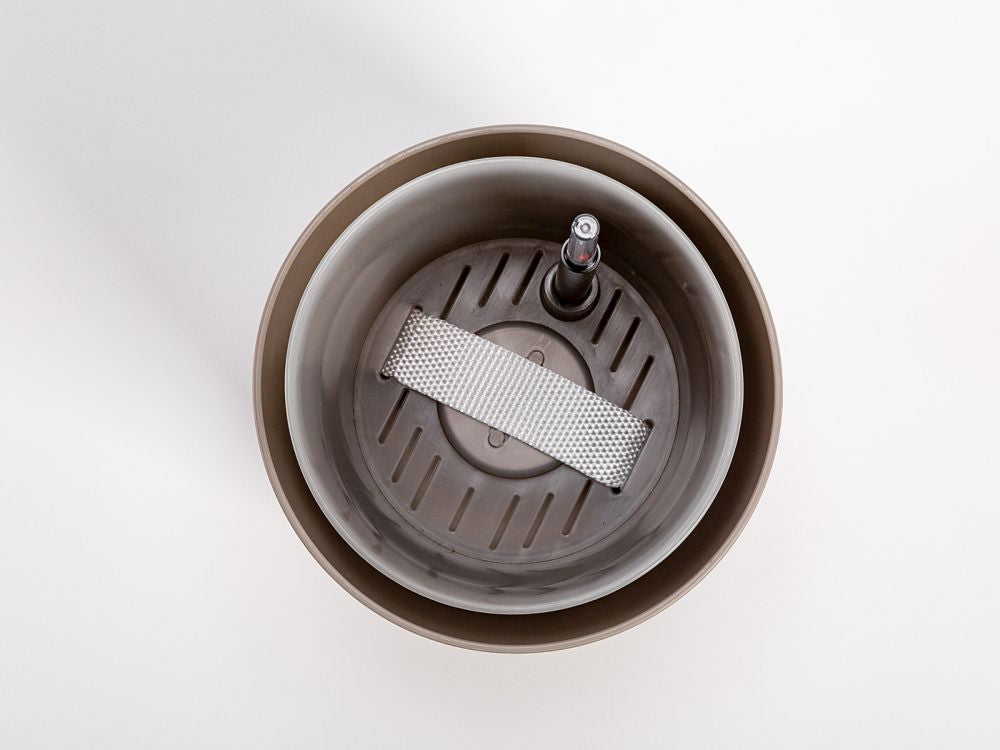 Samozavlažovací květináč Tolita Air taupe