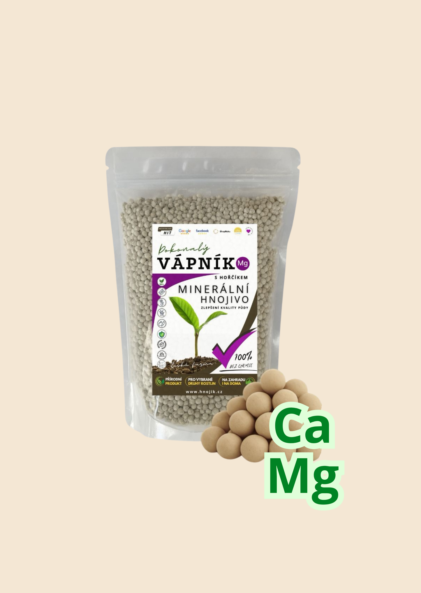 Hnojík hnojivo - vápník s hořčíkem