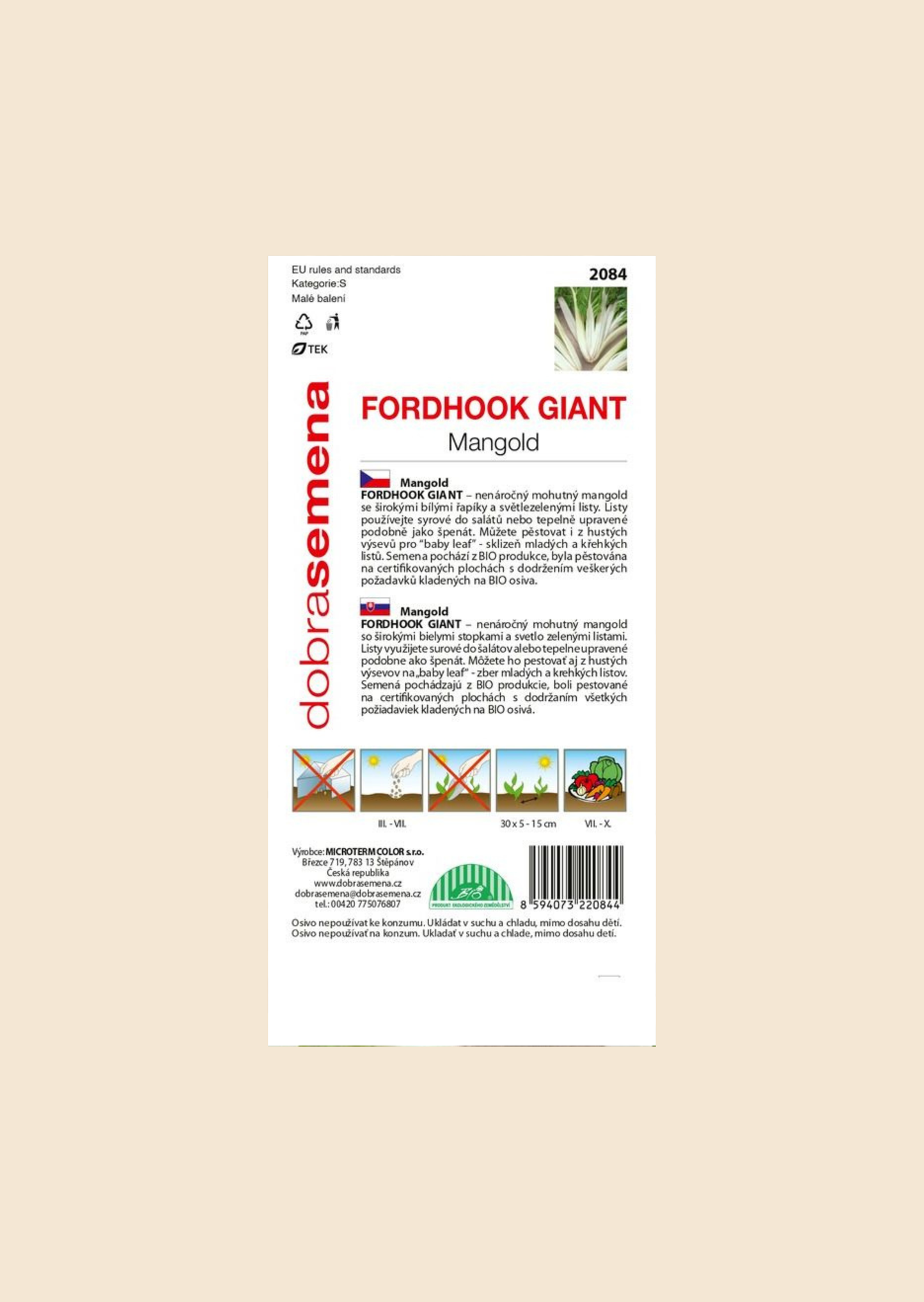 BIO Mangold Fordhook Giant 2 g